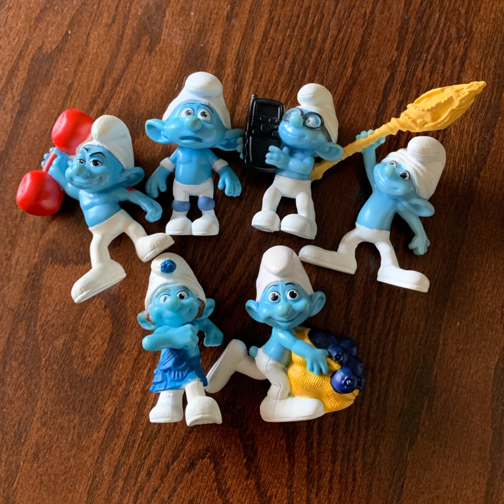 McDonald's Smurfs Toys
